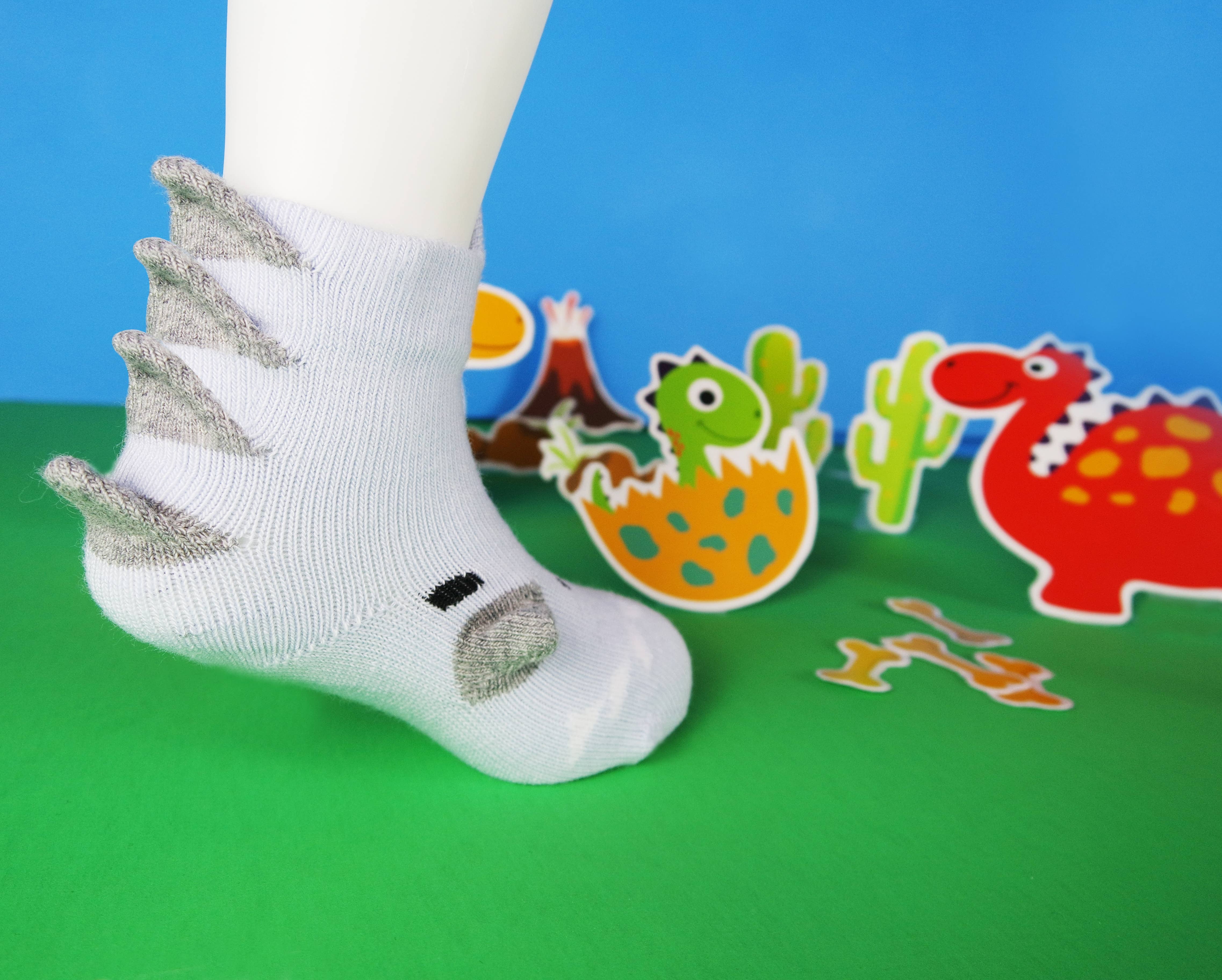 Sockmate / www.sockmate.store - Venta al por mayor Calcetines - Niños y bebés - Calcetines para bebé en 3D, calcetines a granel con estampado animal, colores y tamaños aleatorios9