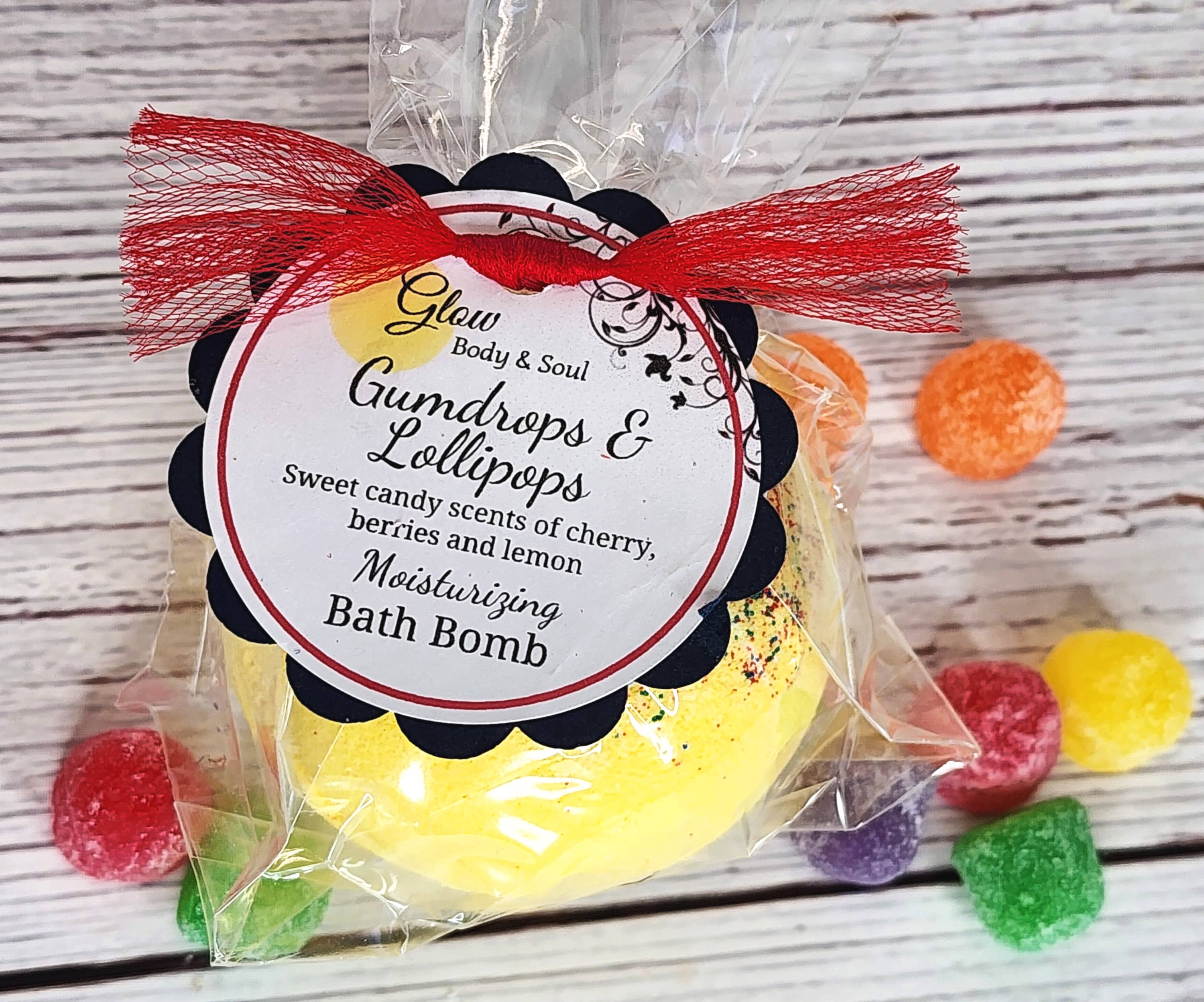 Glow Body and Soul - Wholesale Bath Bomb/Fizz - Gumdrops and Lollipops  Bath Bomb Fizzy Moisturizing Bath Bomb2