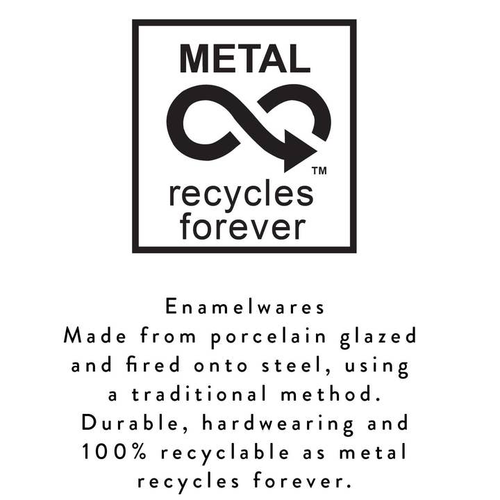 British Colour Standard North America - Wholesale Utensil Holder - BRITISH COLOUR STANDARD - Tall Enamel Utensil Holder in Orange Flame / Bright White8