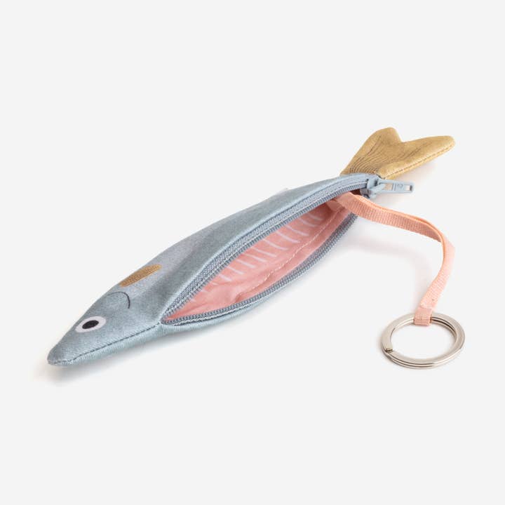 Don Fisher - Wholesale Coin Purse - Women's - Anchovy purse or keychain (blue)