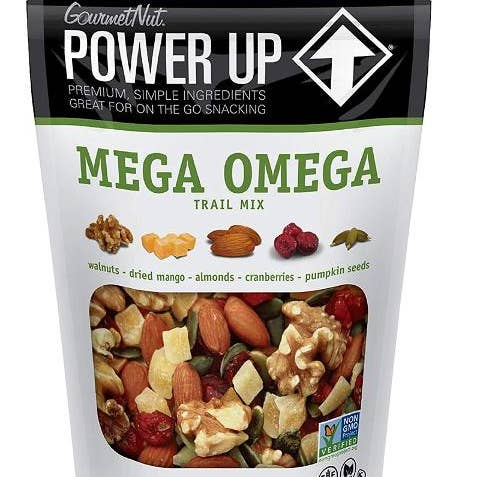Gourmetnut, Power Up 14, MEGA OMEGA, 6/14oz(K) for wholesale by NuEats
