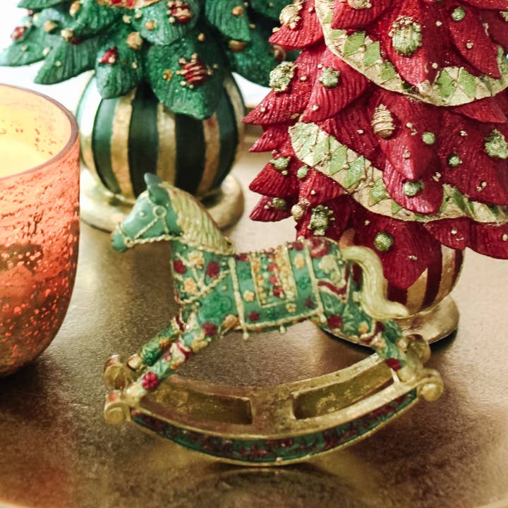 Dekorasyon Gifts Decor – wholesale Decorative figurine – 5.5" Amara Rocking Horse1