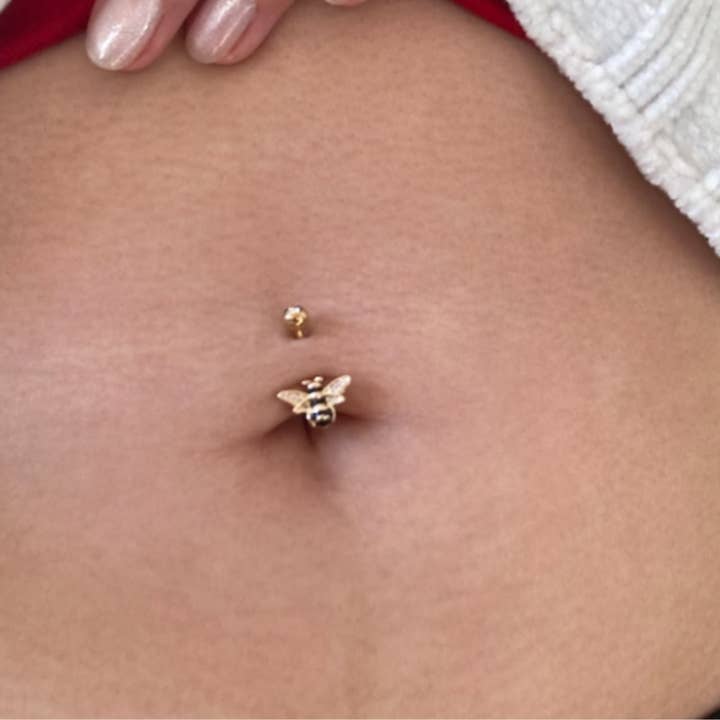 Ashlen - Wholesale Belly Ring - BELLY BUTTON BEE RING5