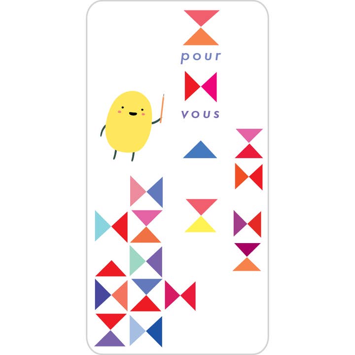 Mini Notecard: Pour Vous (For You) for wholesale by Fomato