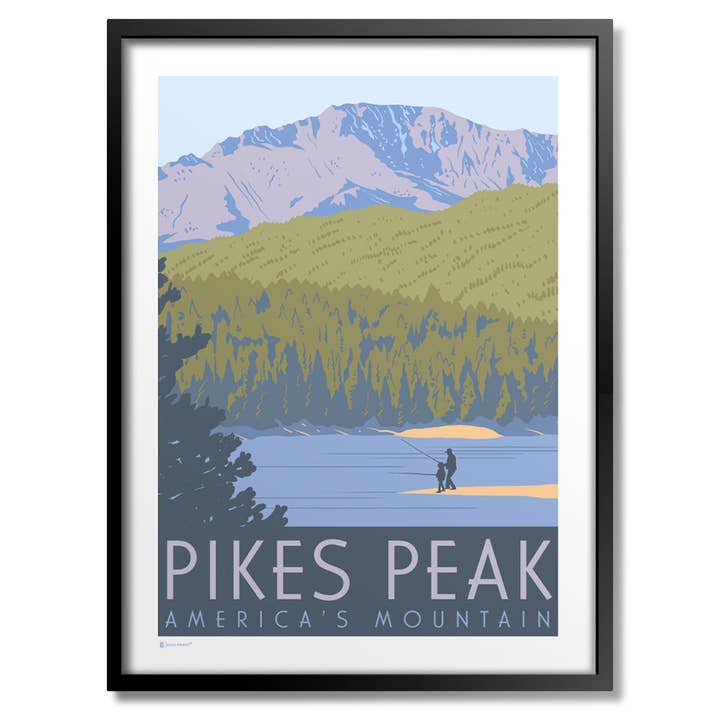 Pikes Peak America's Mountain Print for wholesale by Bozz Prints