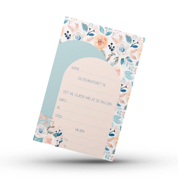 Convite para Festa Nº 4 - Pacote de Cartões (5 unid) por atacado de Kortspecialisten