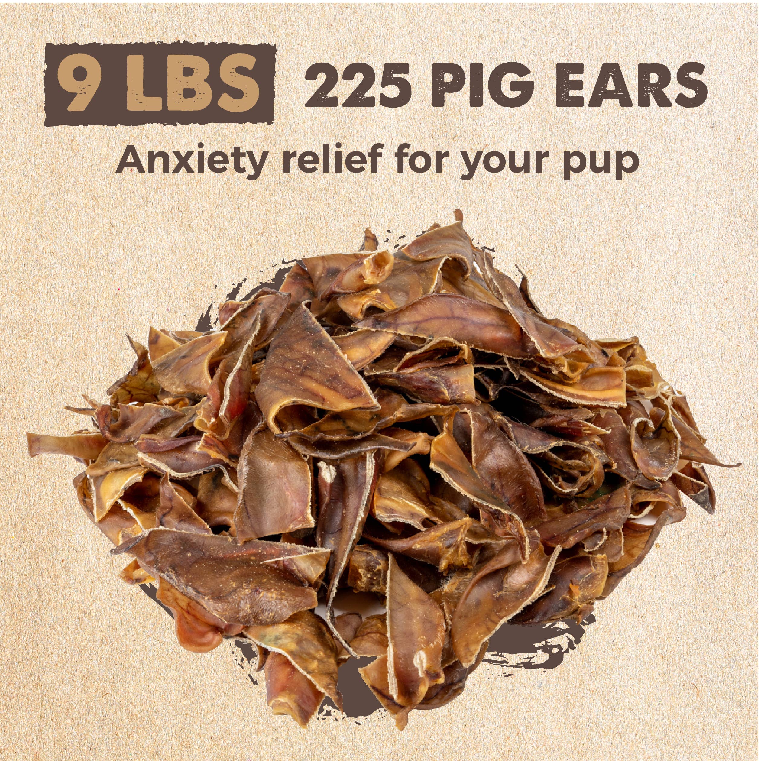 Mighty Paw - Wholesale Pet Treats - Dog - Naturals Half Pig Ears (Bulk Pack)2