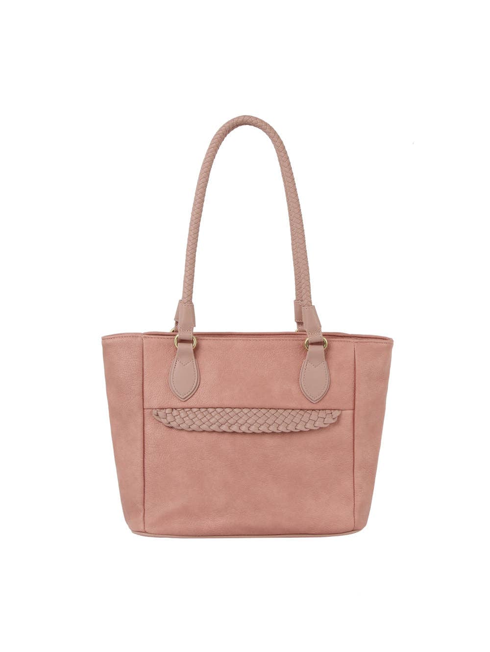 Handbag Factory Corp – wholesale Tote bag – Women's – Cute braided leather point detail tote bag0