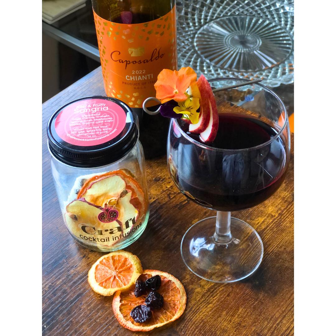 Craft Cocktail Infusions - Wholesale Cocktail Mix/Syrup - Cocktail Kit Rich and Fruity Sangria | Wine Gift Infusion2