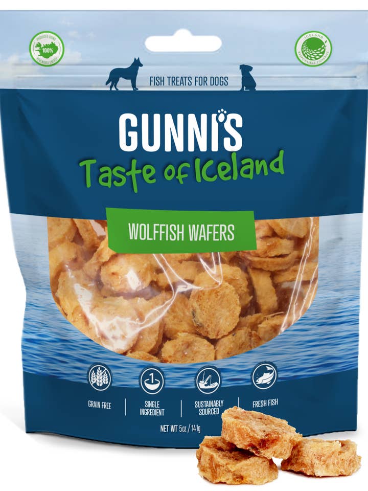 WOLFFISH WAFERS for wholesale by Gunni's Pet
