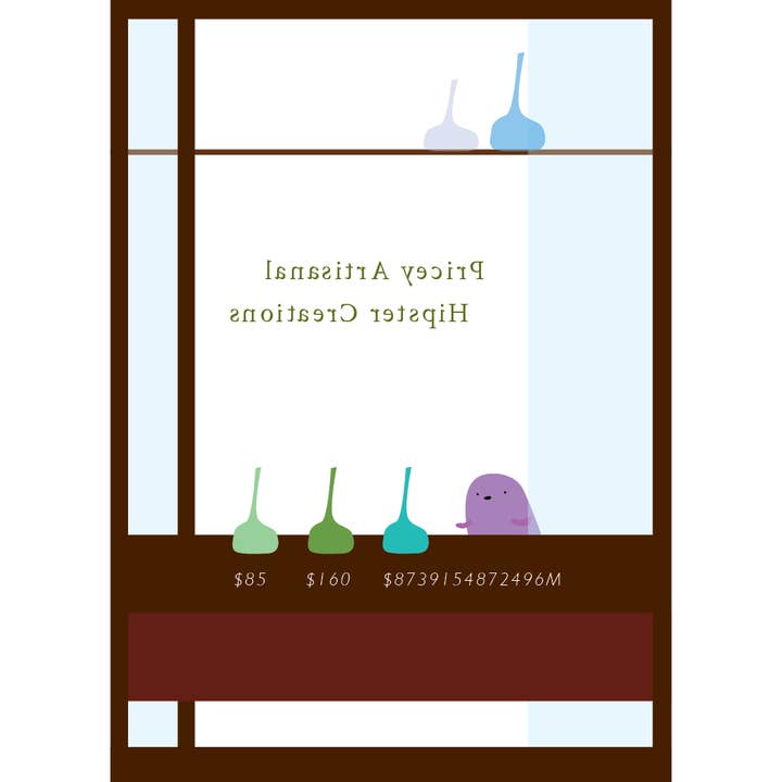 Carte d'anniversaire Shopping pour la vente par Fomato