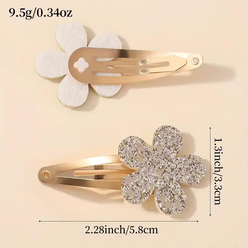 Kids4trendy - Wholesale Hair Clip - Kids - Glitter flower girl mega pack9