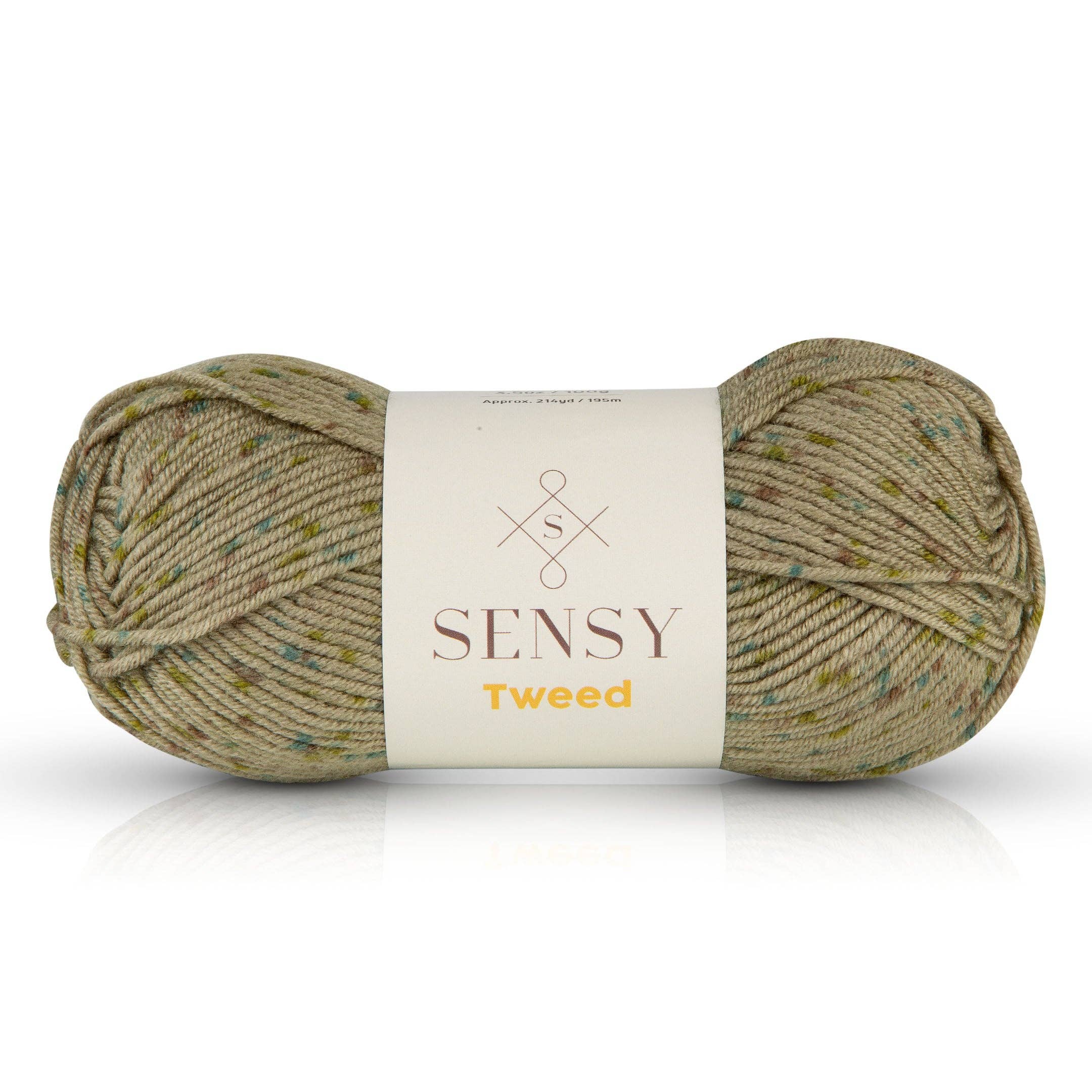 Sensy - Wholesale Yarn - Sensy Tweed Yarn, 3.5 oz, 214 Yards, Gauge 4 Medium4
