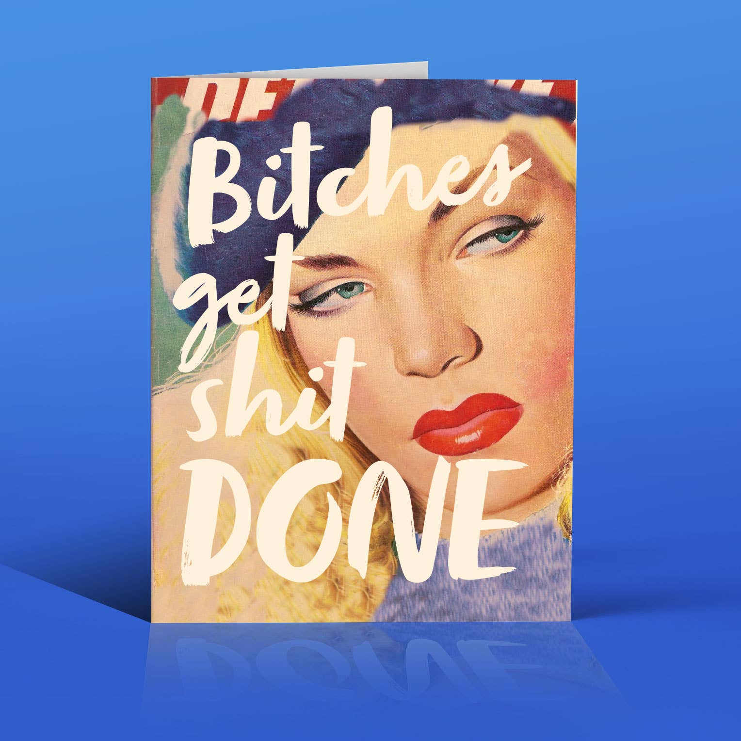 offensivedelightful – Großhandel Grußkarten für den Alltag – SCHLAMPE SCHAFFT WAS! fabelhafte Grußkarte