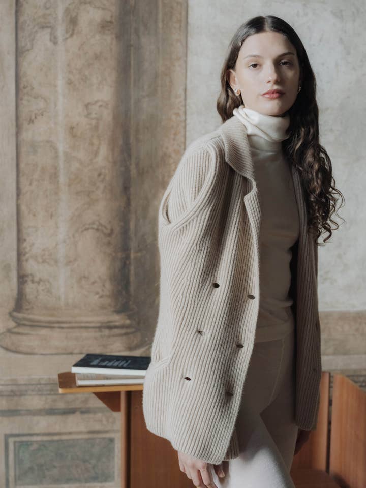 Lèmme - Wholesale Jacket - Women's - Pure Cashmere 'Bar' Jacket6