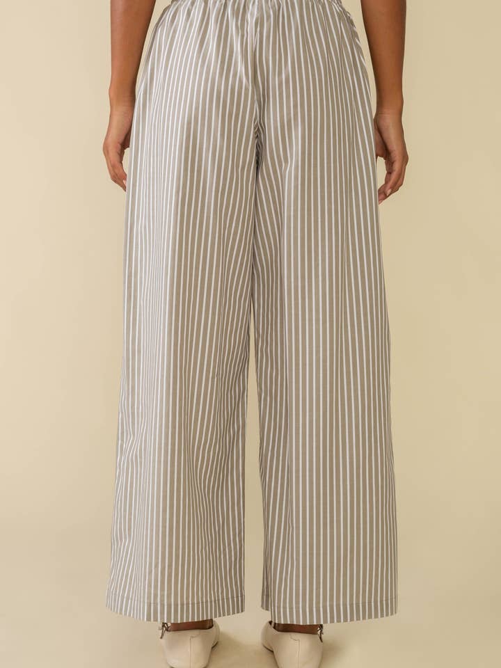 NLT - Wholesale Pants - Women's - Savannah Striped Culotte Pant
