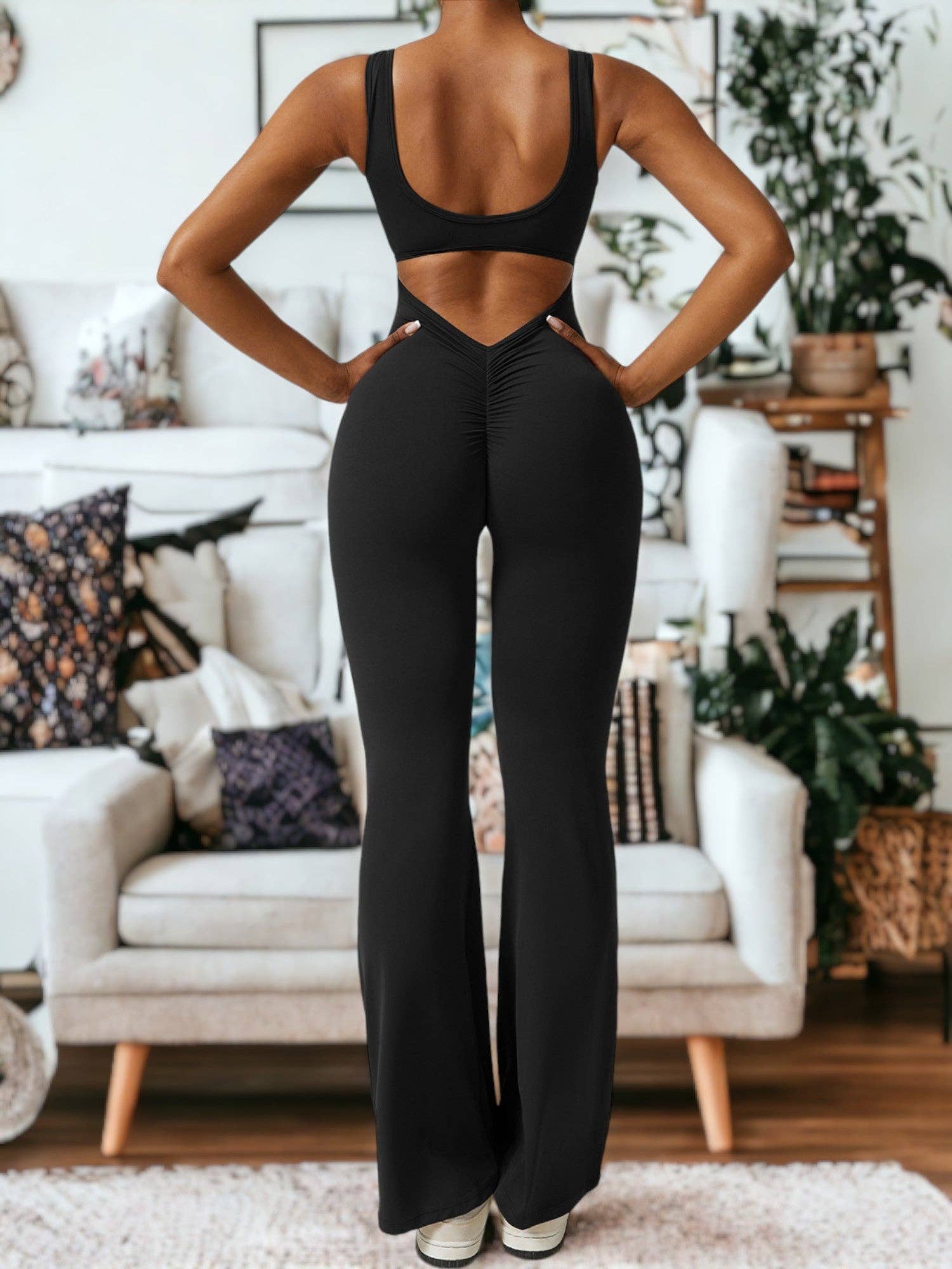 Active by Anna-Kaci - Wholesale Unitard - Women's - Hip Lifting Tight-Fitting Yoga One-Piece Fitness Clothes7