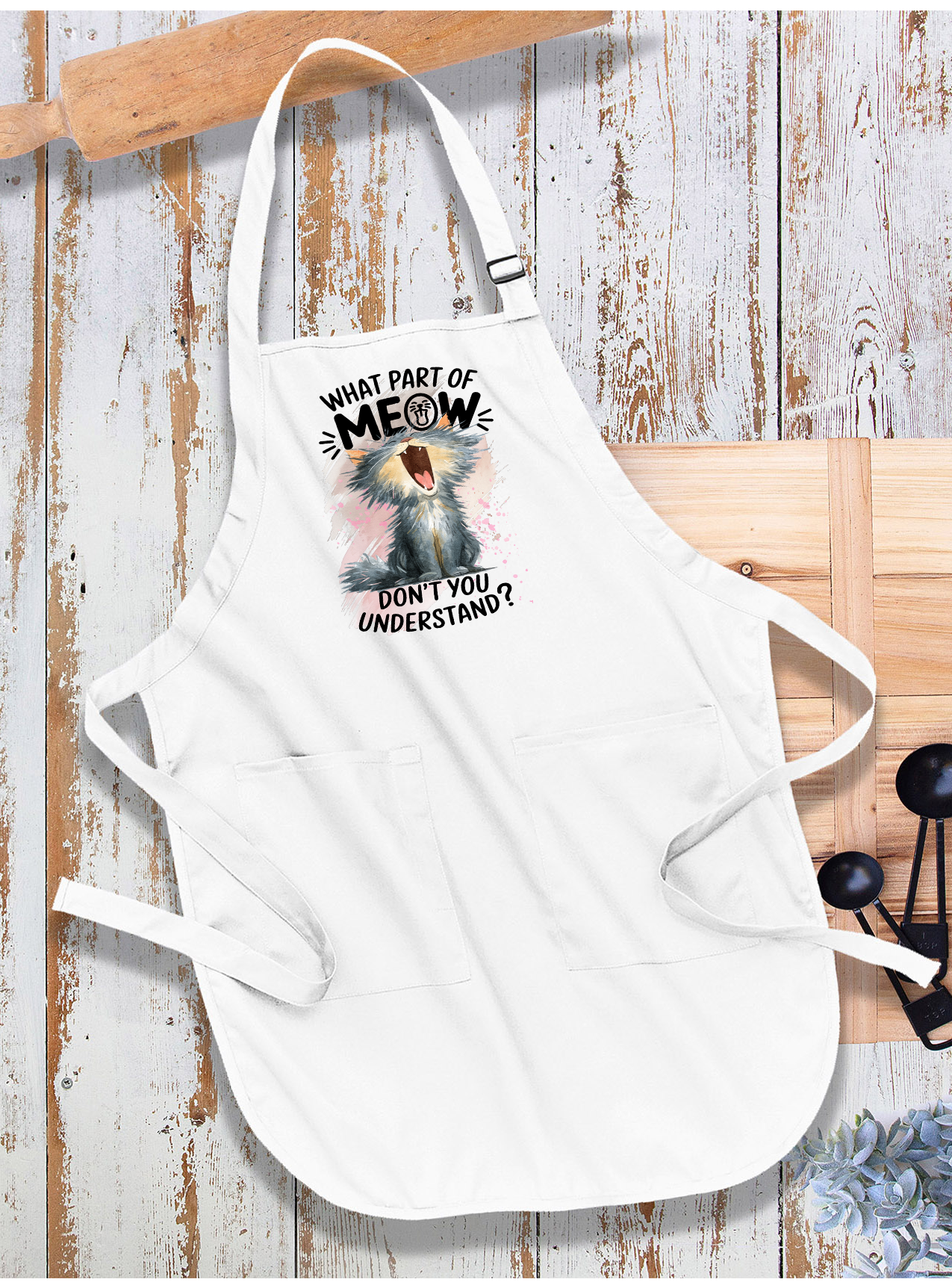 Avery Lane Gifts – wholesale Apron – Cat What part of Meow Understand Apron0