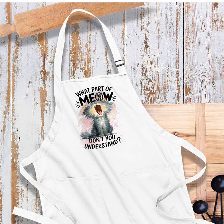 Avery Lane Gifts – wholesale Apron – Cat What part of Meow Understand Apron0