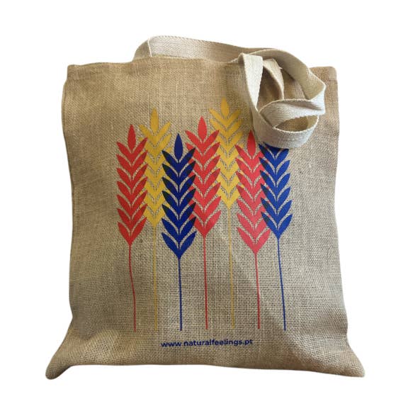 Spike Jute Bag (Tote Bag) for wholesale by MOAGEM CARLOS VALENTE - NATURALFEELINGS, LDA