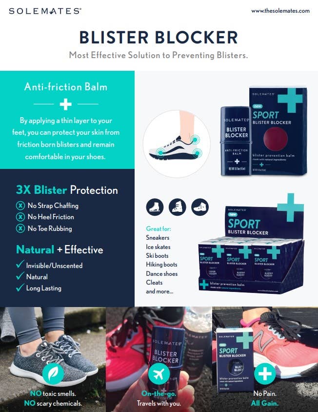 Solemates - Wholesale Foot Cream - Blister Blocker Sport6