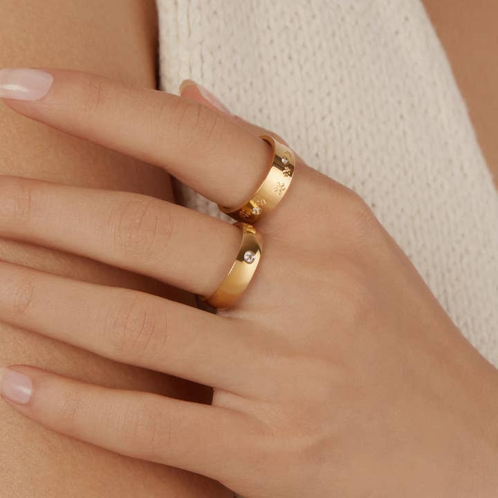 Precious Ring - Guldpläterad för wholesale av Twenty Compass