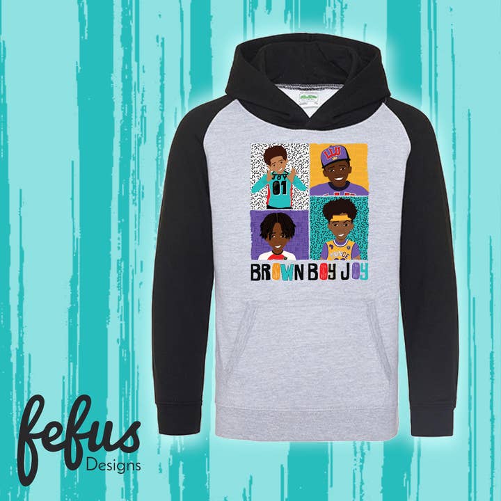 Felpa 4 BROWN BOYS | Fefus Designs per la vendita all'ingrosso da parte di Fefus Designs