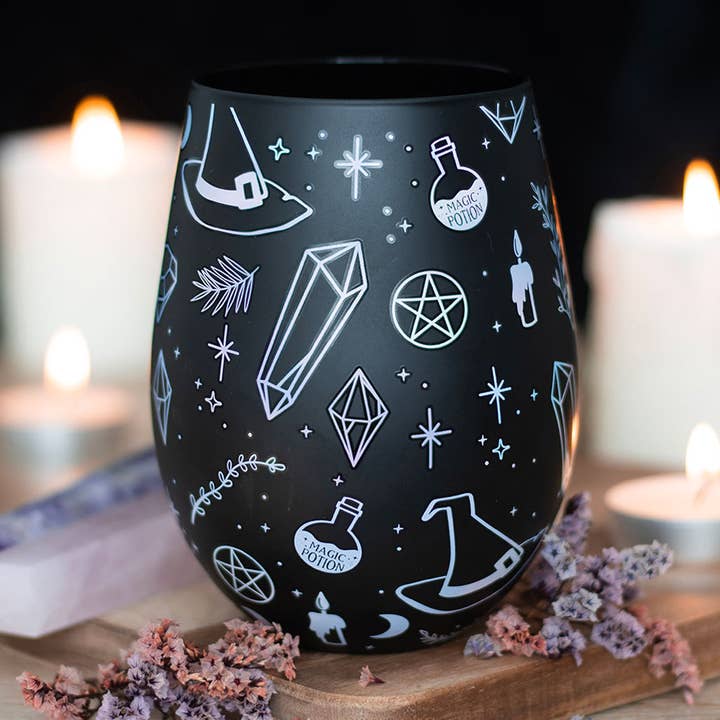 Kristallhäxatryck Stamlöst glas för wholesale av Something Different Wholesale