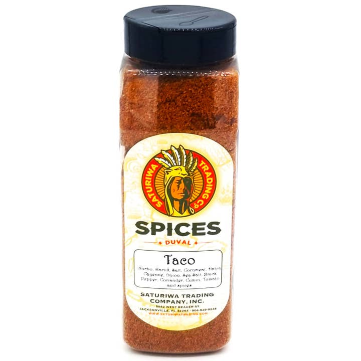 Taco Blend 32 oz Shaker for wholesale by Saturiwa Trading Company