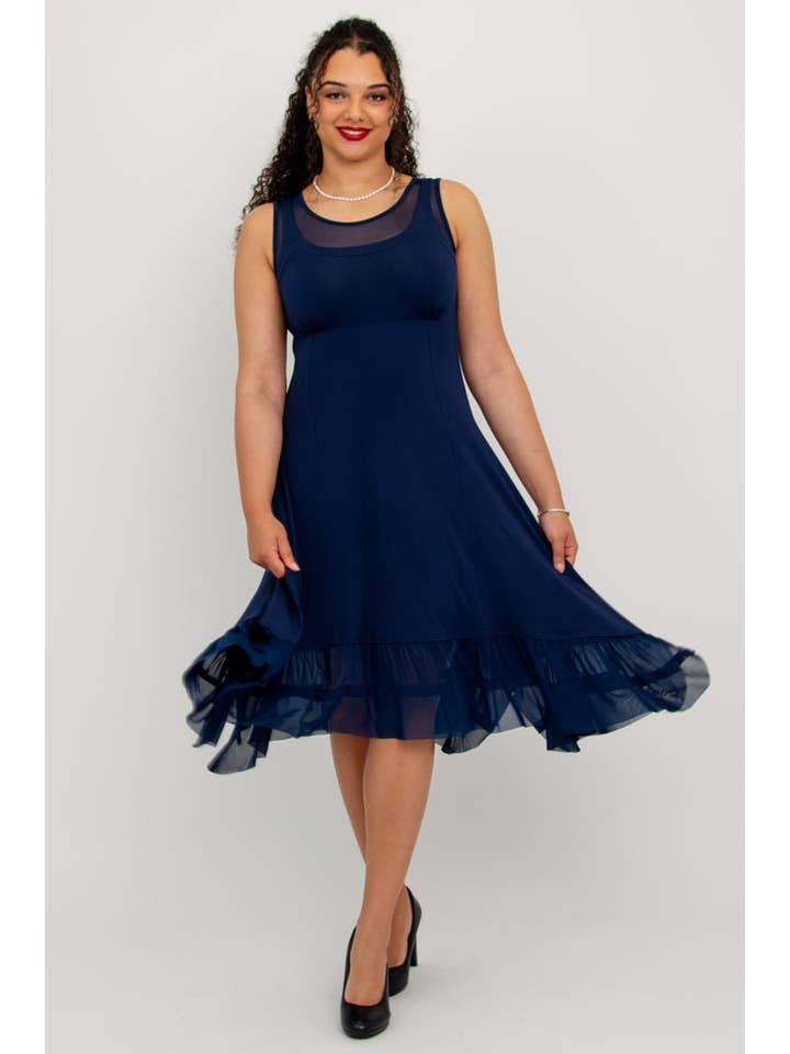 Blue Sky Clothing Co LLC - Vendita all'ingrosso Vestito - Donna - Abito Danube, indaco, bambù10