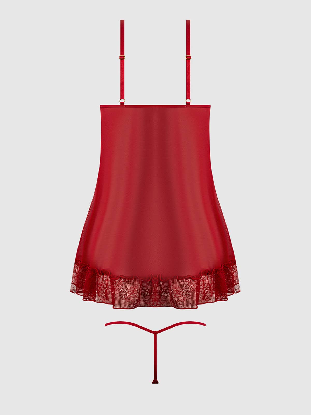 House of Desire - Wholesale Lingerie Set - Women's - KIKI LACE BABYDOL & G-STRING SET25