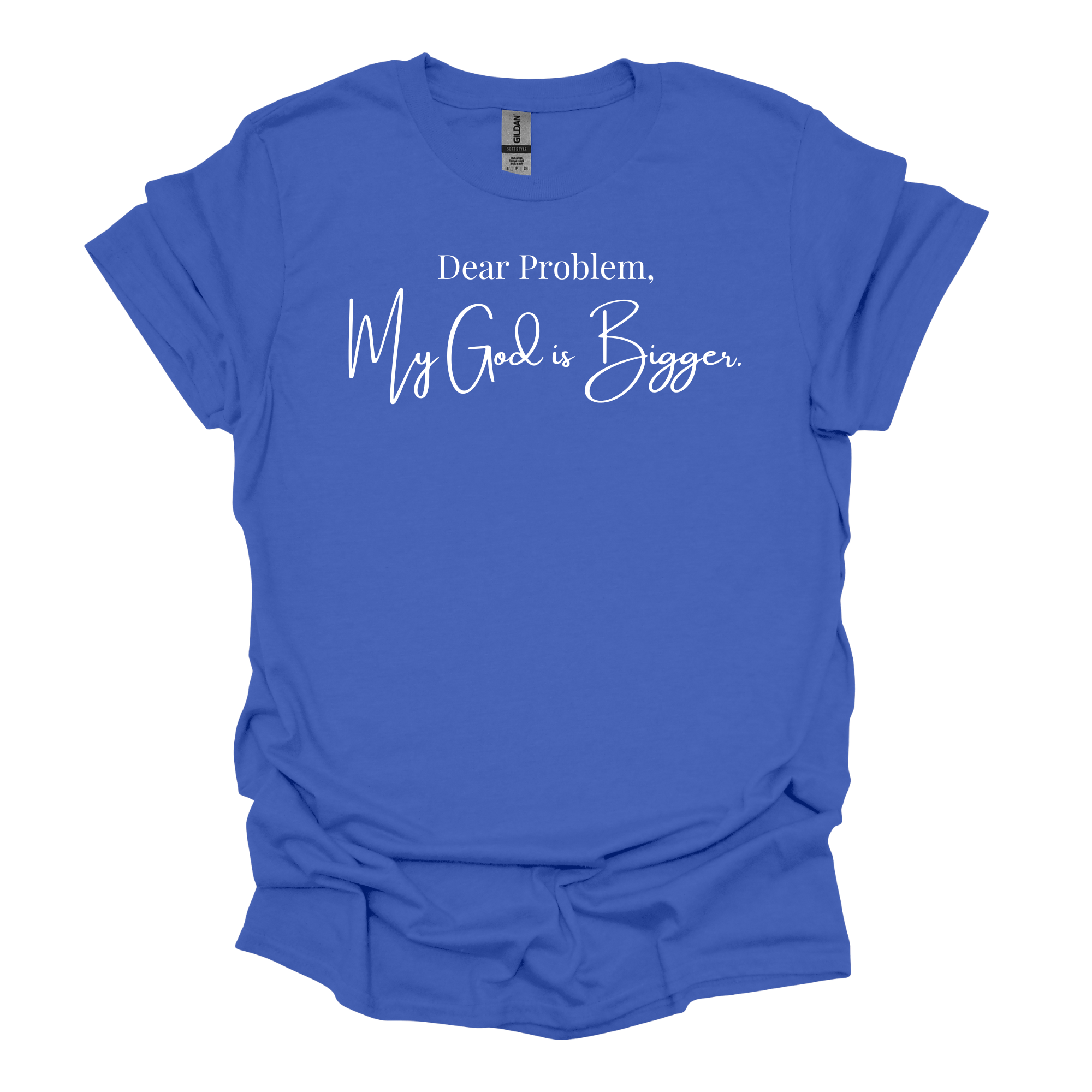 Love Ann Joy Apparel, LLC - Wholesale Screen Printed T-Shirt - Women's - My God is Bigger Christian T-Shirt2