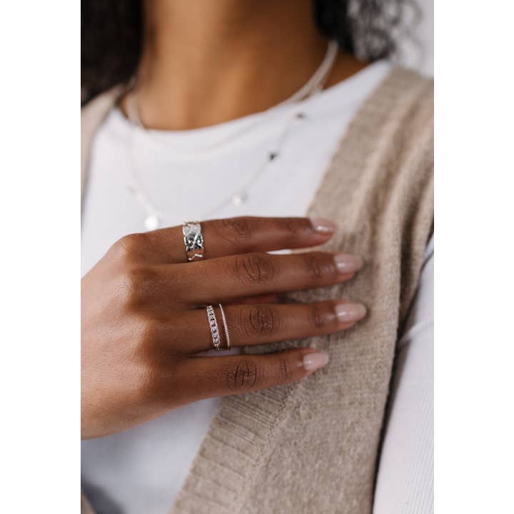 Glee Jewelry - Wholesale Band/Stacked Ring - Tessa Ring1