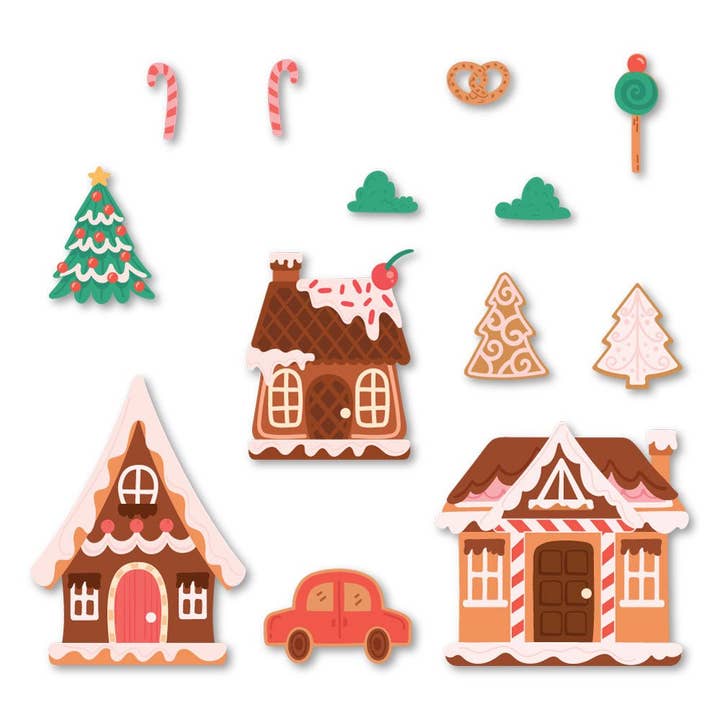 Lovely Layers: Alice's Gingerbread Lane - Honey Cuts - Stand-Alone Dies for wholesale by Honey Bee Stamps
