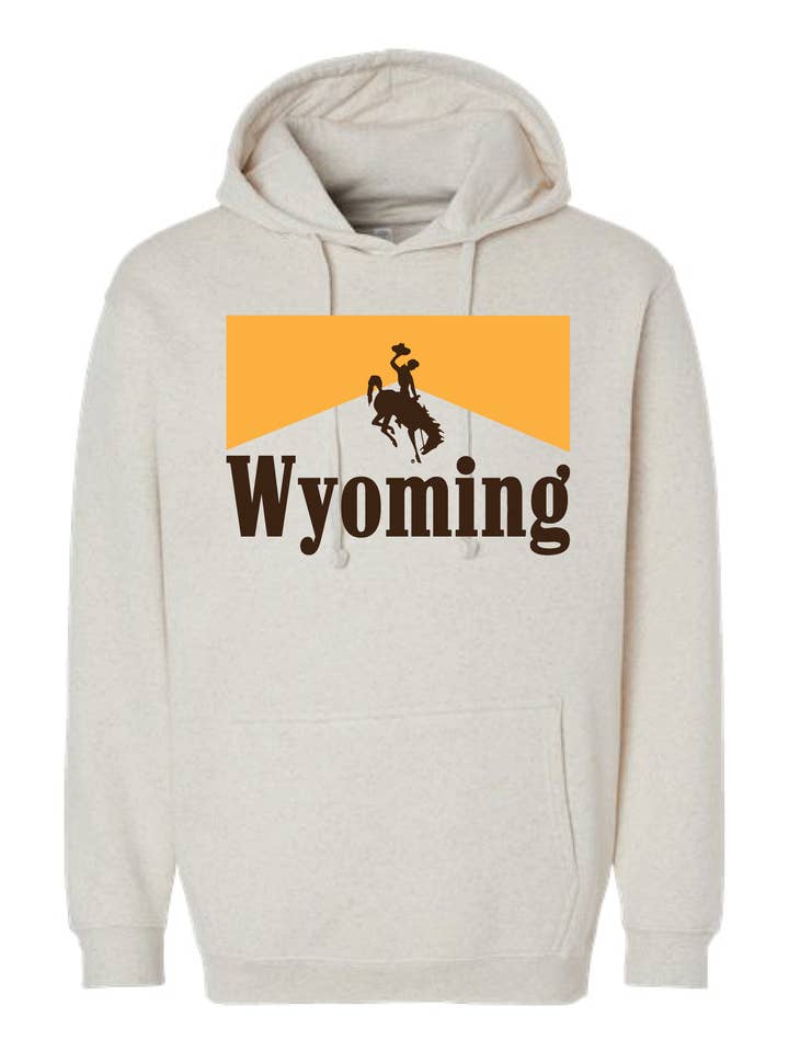 Roaming Buffalo Design Co – wholesale Hoodie – Unisex – Wyoming Marlboro Hoodie1