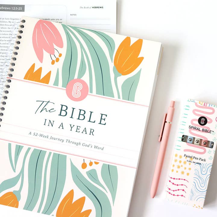 Spiral Bible - Wholesale Book - Adult - The Bible In A Year: A 52-Week Study