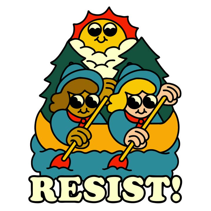 Resisti! Adesivo in vinile per la vendita all'ingrosso da parte di Bewilderment