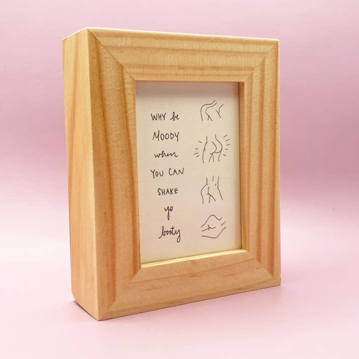 Moody Shake Booty | Framed Art Print for wholesale by IT IS: All Goods