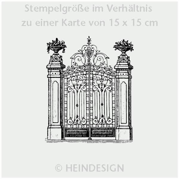 Heindesign - Wholesale Rubber/Decorative Stamp - Stamp: Grand Gate1