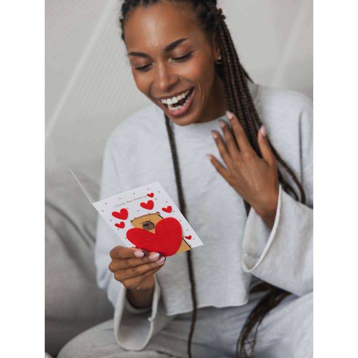 PESKOVOI - Wholesale Valentine's Day Card - 3D Wooden Love Card – Handmade Heart Greeting by PESKOVOI1