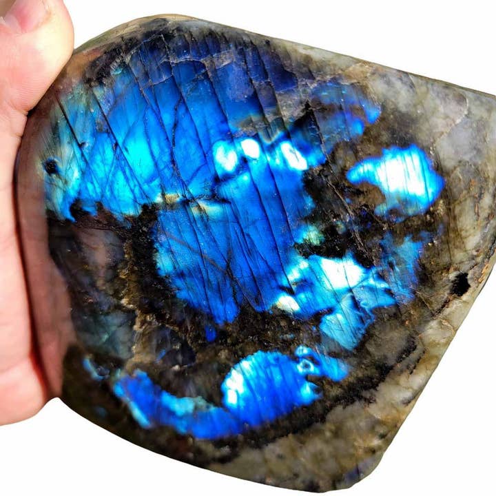 Polished AAA Labradorite Display Specimen! High Grade! for wholesale by Lapidary Central