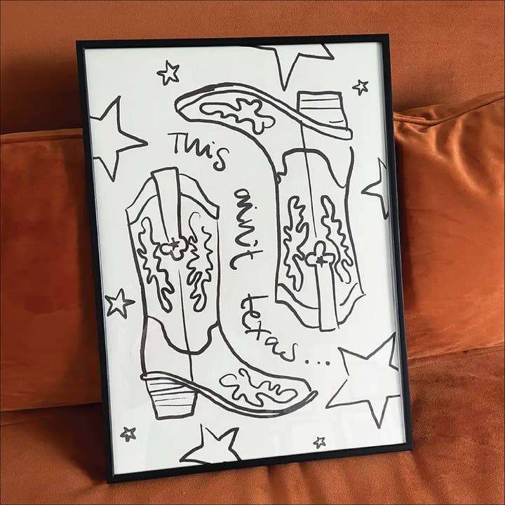 This Aint Texas Print for wholesale by Hollie Newton Studio