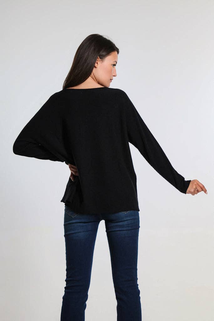 TINA Stephens Italy/Tees By Tina - Wholesale Knit Sweater - Women's - Laurin Seriously Soft Jewel Neck Sweater (BLS425)3