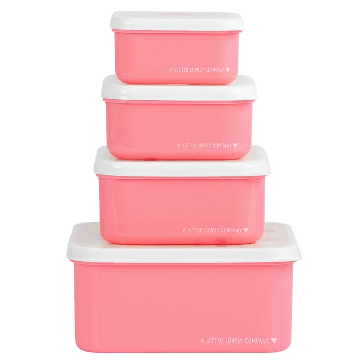 A Little Lovely Company - Wholesale Lunch Bag/Box - Kids - Lunch & snack box set: Ice-cream