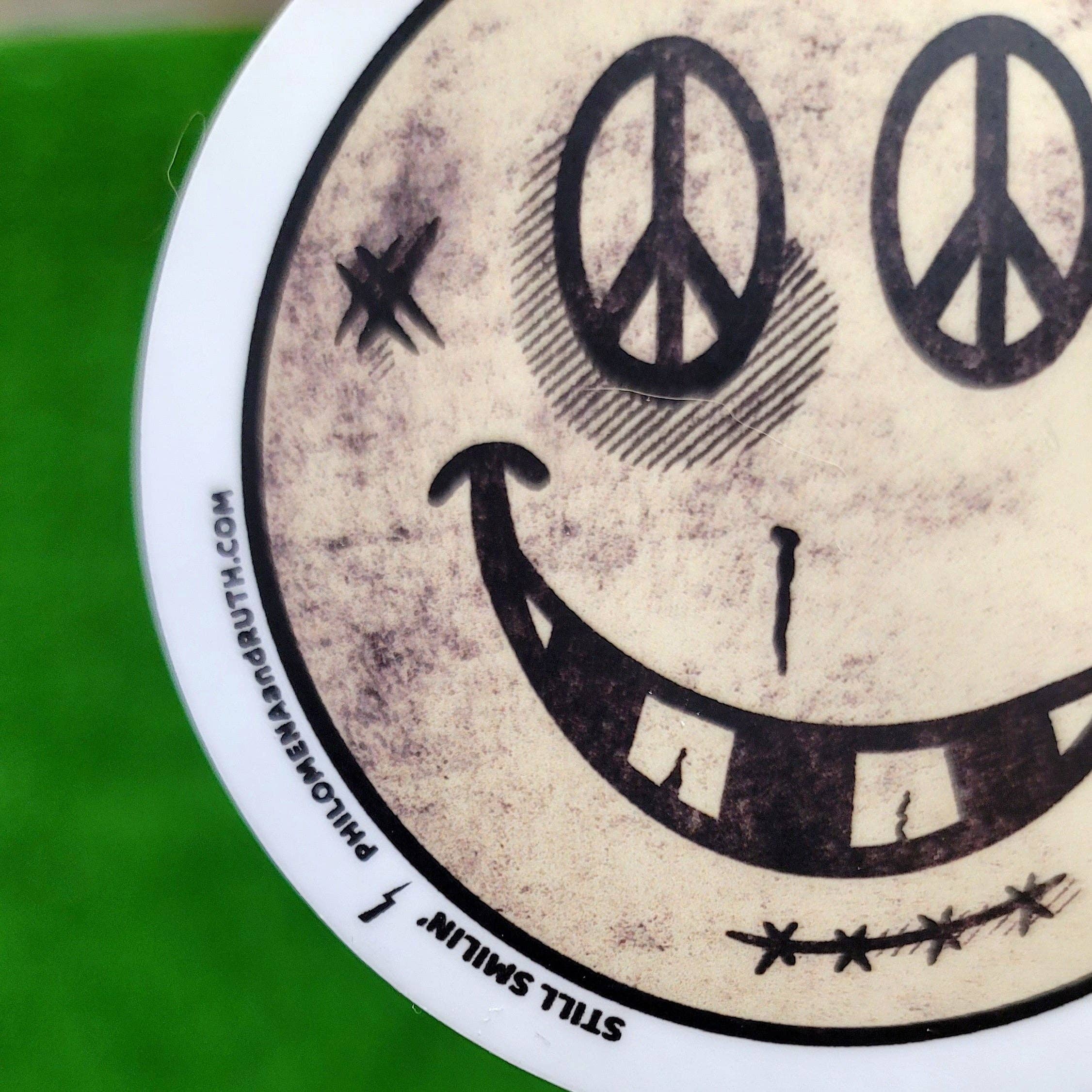 Hardworking Stoner - Vendita all'ingrosso Adesivo - Still Smilin' - adesivo in vinile3