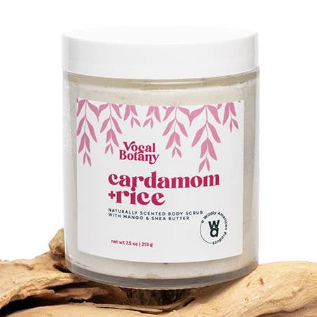 Vocal Botany - Wholesale Body Scrub/Exfoliant - Cardamom & Rice Body Scrub0