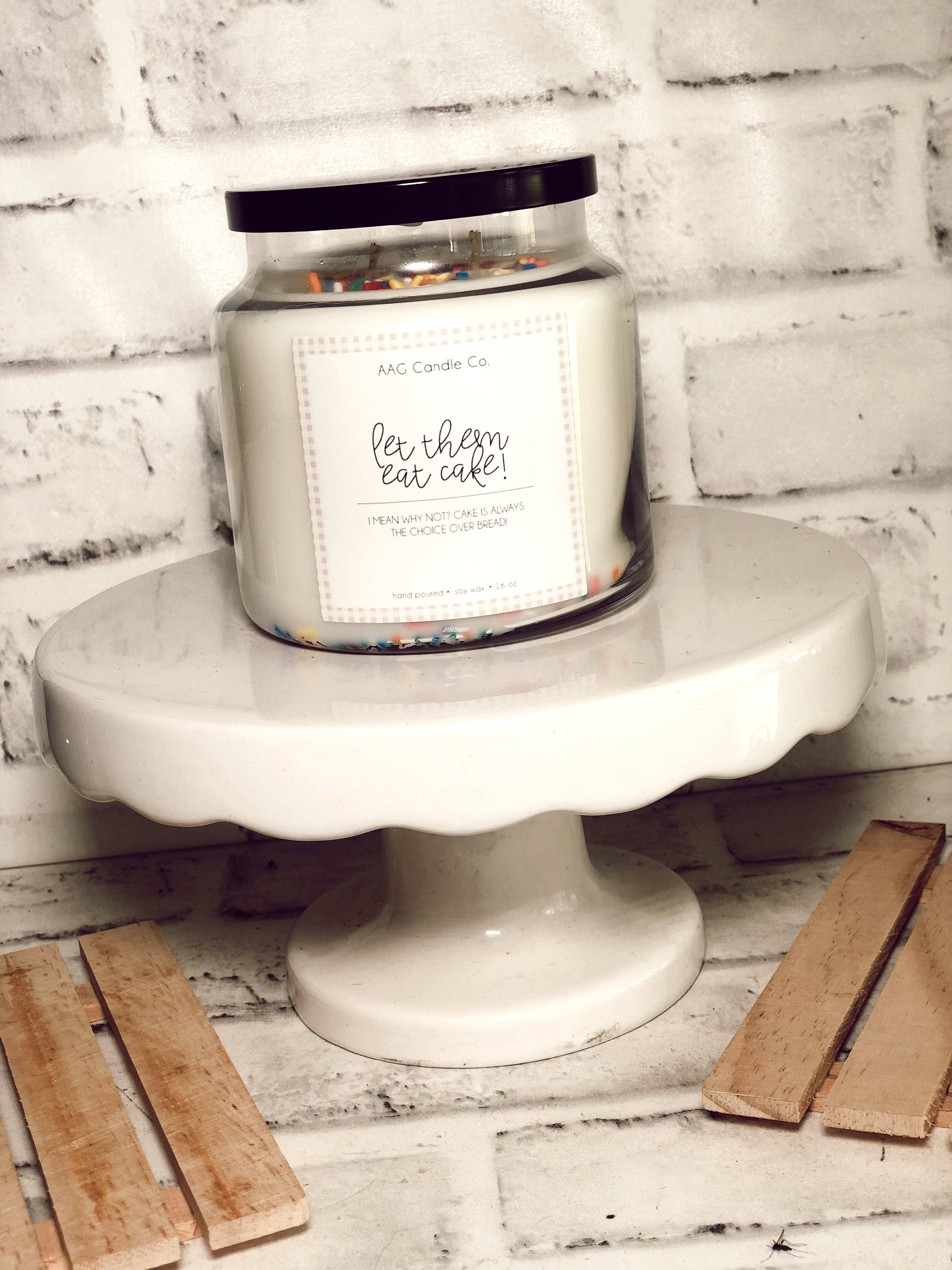 All About Grace Candle Co. - Wholesale Jar/Filled Candle - Let them eat Cake3