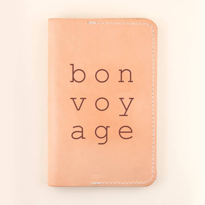 Freshwater Curated Goods - Wholesale Passport Case - Unisex - Bon Voyage Passport Holder