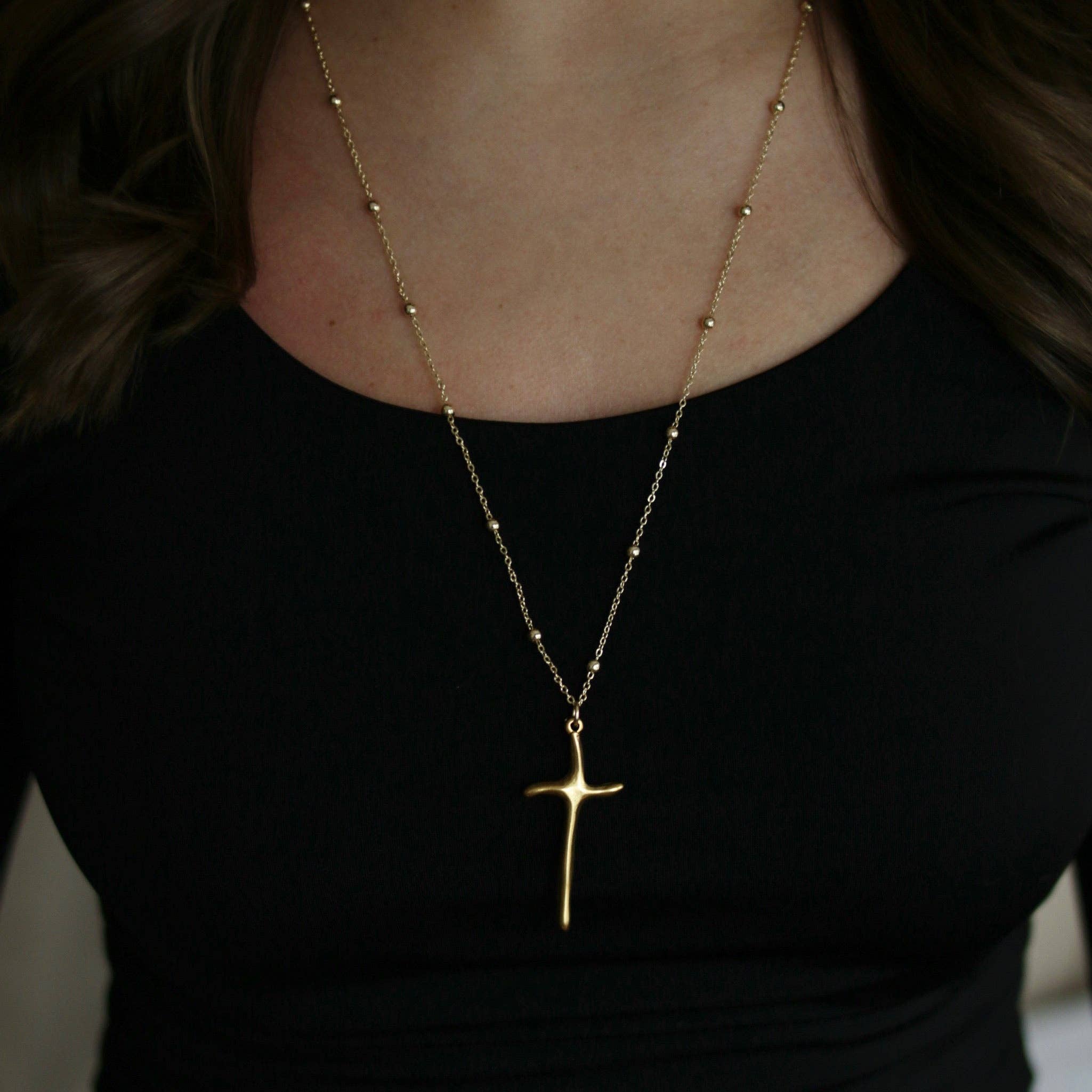 InspireDesigns - Wholesale Pendant/Charm Necklace - Casey's Cross2