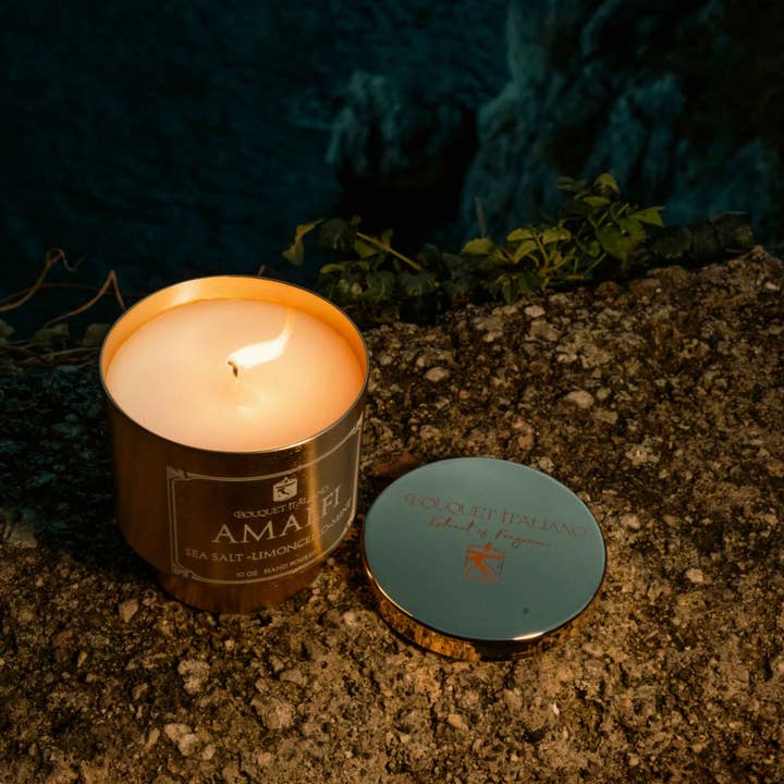 BouquetItaliano – wholesale Jar/filled candle – Amalfi Luxury Scented Candle – Italian Coastal Inspired11